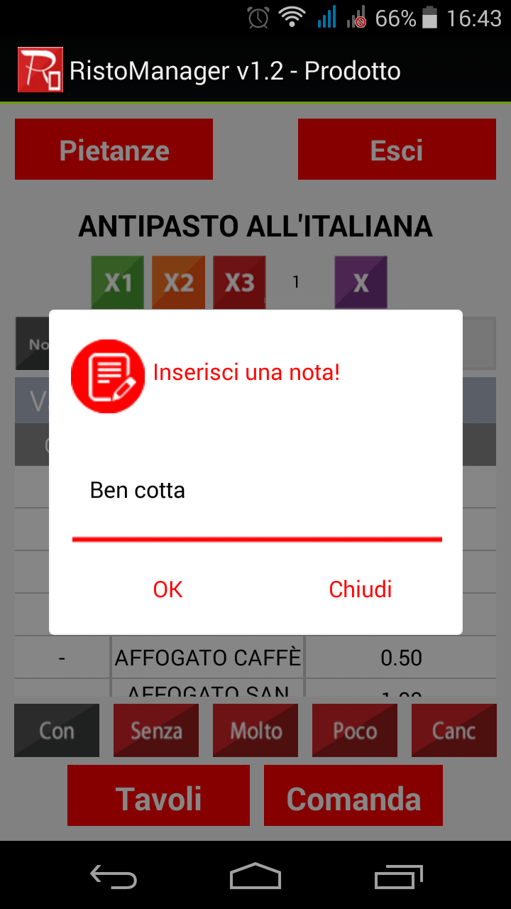 Ristomanager Client novità